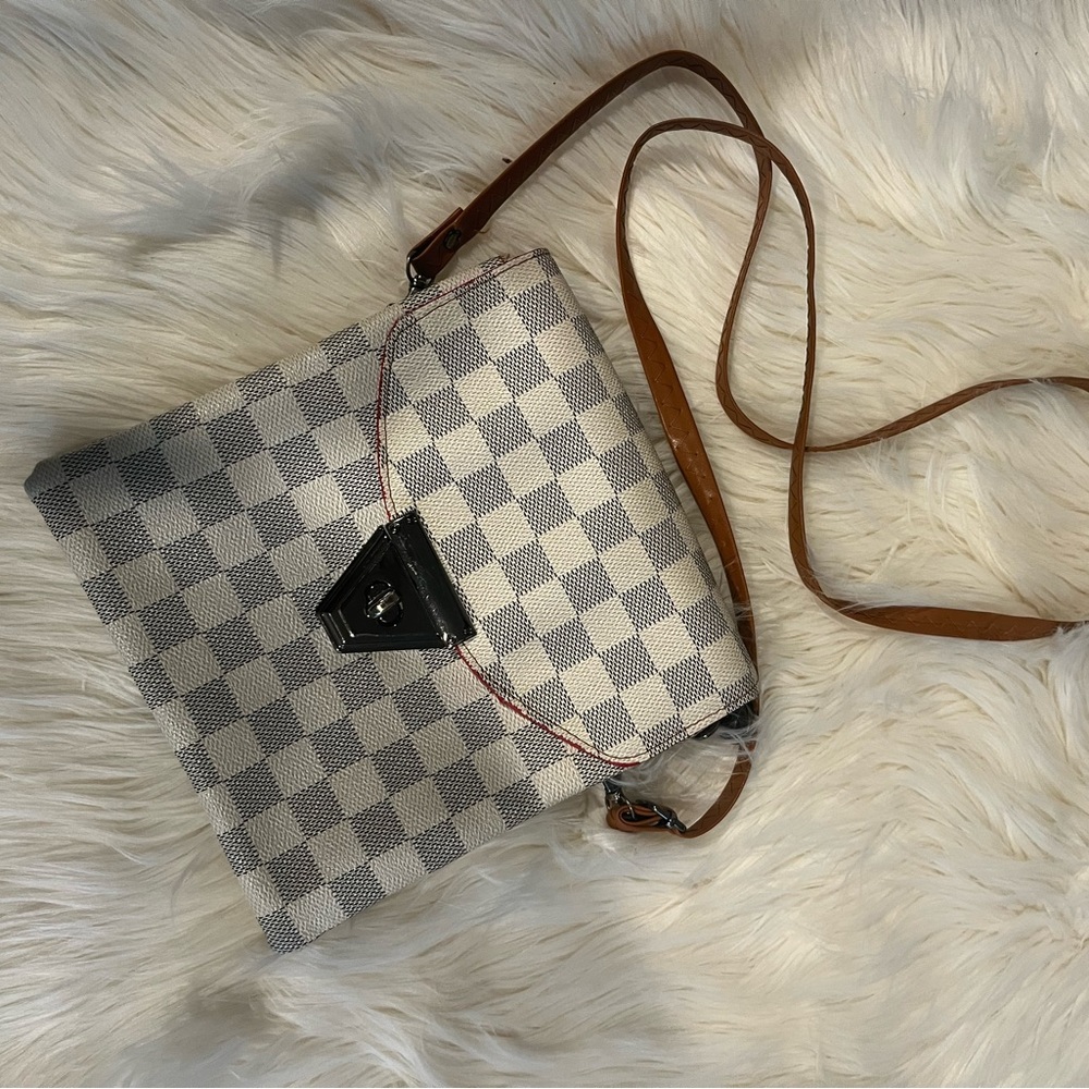 Shoulder bag check pattern - Picture 5 of 6